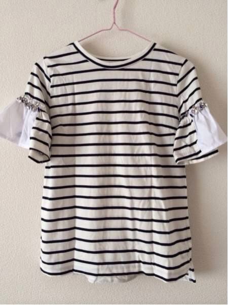 chestyチェスティ★ビジューTシャツ ボーダー