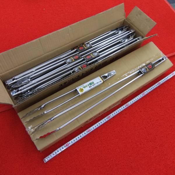 ☆30本組 スーパーロング ステンレス万能トング 65cm 【新品】