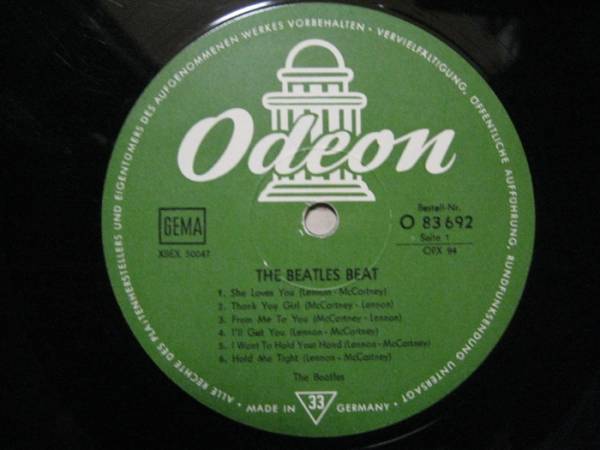 貴重！独モノ初盤 BEATLES BEAT