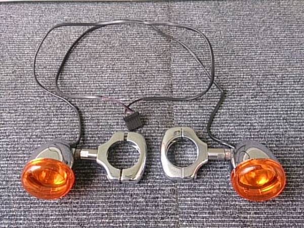 ★FXSTDソフテイルデュース　フロントウインカーASSY２個★