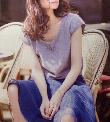 ENFOLDエンフォルドリネンショートTOPSVERYdomaniギャルリーヴィ