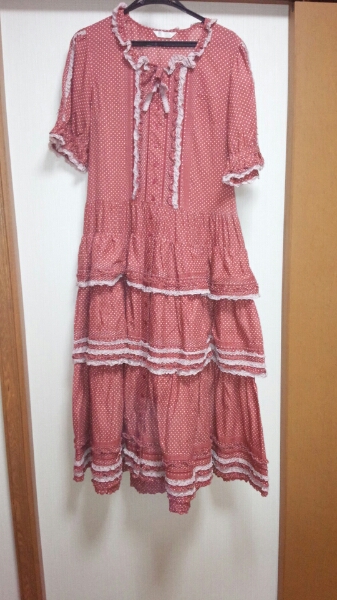 ピンクハウス2013年水玉レイヤードワンピース