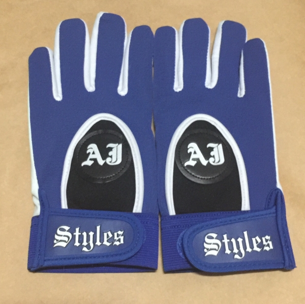 AJスタイルズ グローブ 青 AJ STYLES プロレス