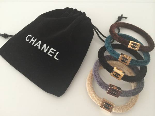CHANEL シャネル　非売品　ヘアゴム　５点セット巾着付①