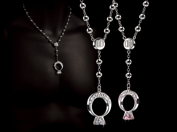 D.A.D トライデントネックレス メンズ・レディースセット