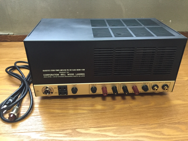Bell Wood Lansing、ステレオ、パワーアンプpw-202中古 bellwood