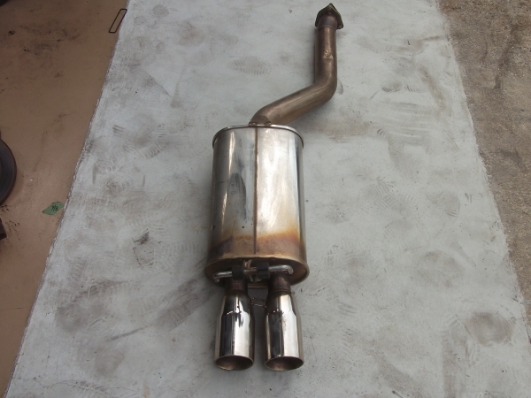 W124 500E WellZ ステンレス リアマフラー　V8 E500E400E