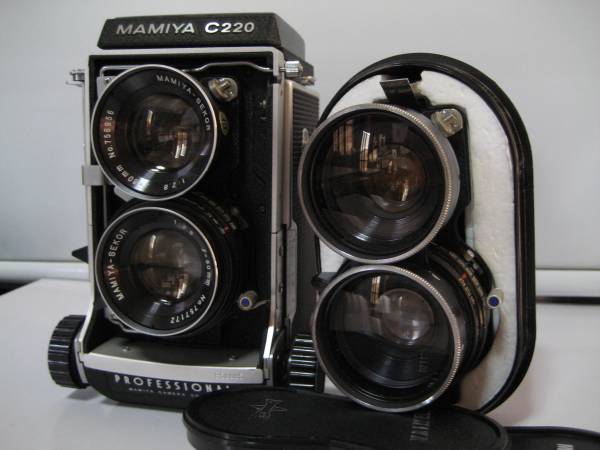 ☆ マミヤ C220 Professional 二眼レフ MAMIYA☆レンズセット ☆マミヤ