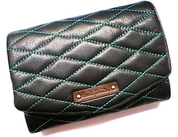 新品 ポールスミス キルテッドレザー 二つ折り財布 ポール・スミス