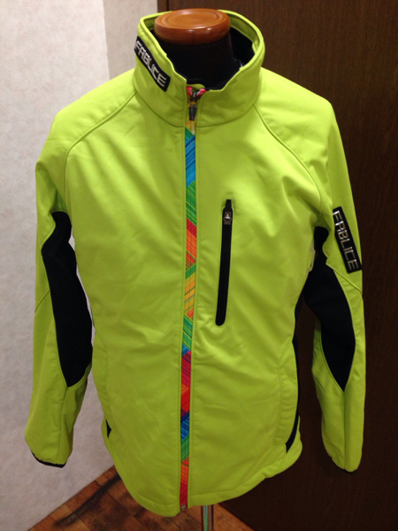 FABLICE 新品未使用 春用 スキーウェア メンズ L寸 黄緑色