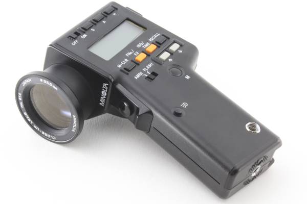 極美品★MINOLTA SPOTMETER F★動作品・Close-up Lens付き♪