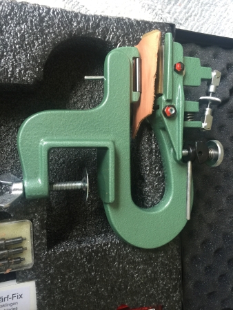シャーフィックス SCHARF-FIX 2000 手動革漉き機 レザークラフト 