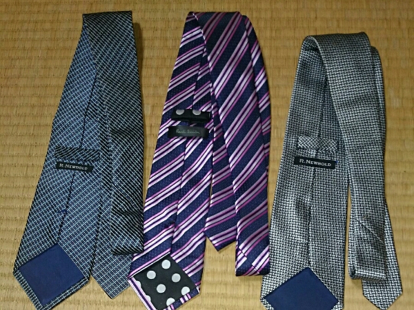 ポールスミス Rニューボールド ネクタイ三本セット 中古