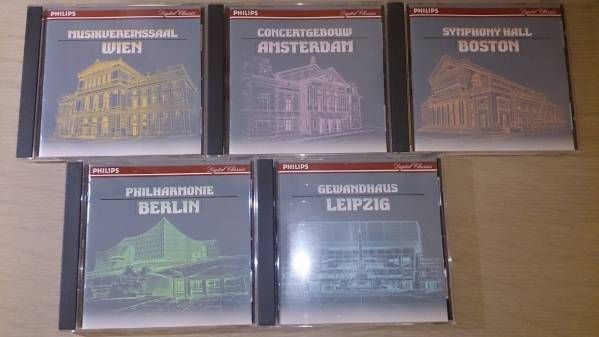 ◆◇Philips 世界の5大ホールの響き 全5枚組◇◆