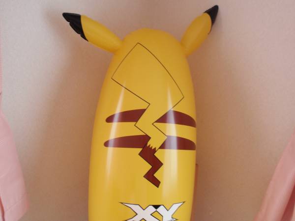 ピカチュウパンチングバルーン ☆レア ポケモン ピカチュウパンチングポップ 空気ビニール/空ビ(浮き