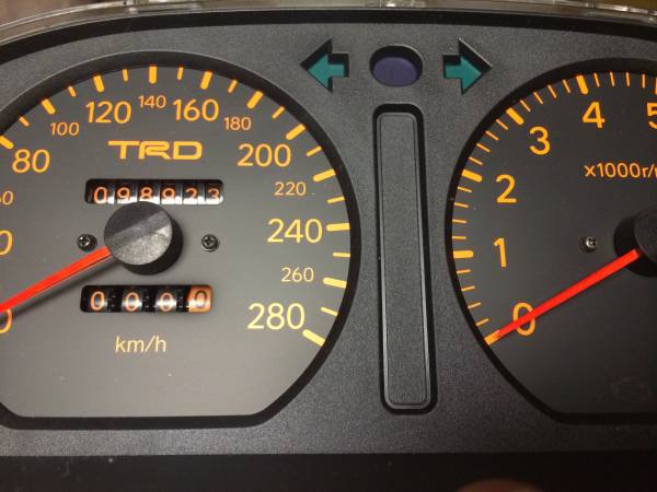 車 【ジャンク品】ae111 ピンゾロ メーター