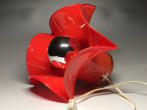 70年代 岩田工芸ガラス フロアー＆ルーム ランプ スペースエイジ