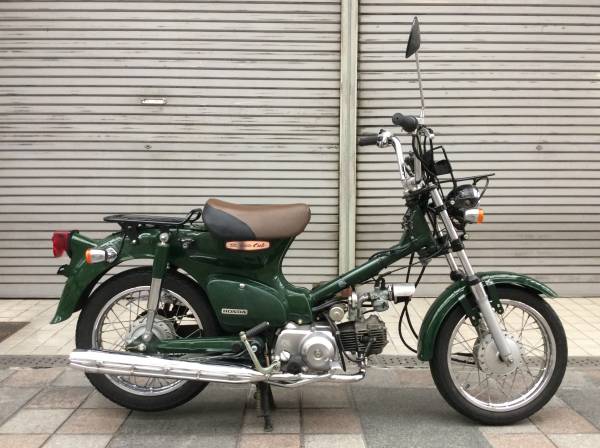 京都発 リトルカブ セル付き 4速 緑 カスタム(50cc以下)｜売買された