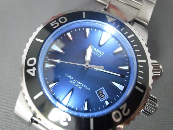 カシオ MTD-1048 SUPER ILLUMINATOR W.R.100M 美品(カシオ)｜売買され 