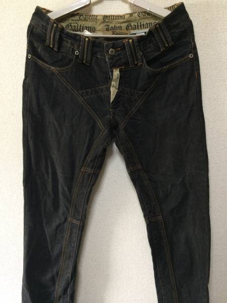 美品】ジョンガリアーノ John Galliano デニム サイズ48 メンズ 