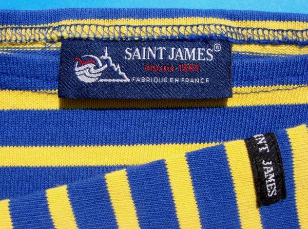 セントジェームス T3(SM) 青/黄色 ウエッソンボーダー