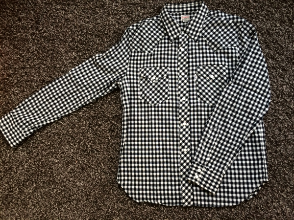 COOTIE クーティー 13SS ウェスタン ドビー チェック シャツ M