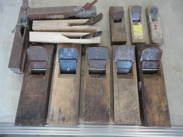 ■大工道具・カンナ１２本セット■