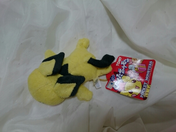 ポケモン　ピチュー　ぬいぐるみ　くたくたポケモン　TOMY　レトロ　希少 くたくたピチューぬいぐるみ TOMY ポケモン(ポケットモンスター)｜売買