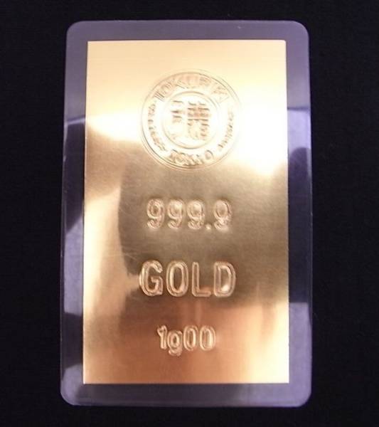 ★☆キングラム 徳力本店純金地金1g カードタイプ　☆★