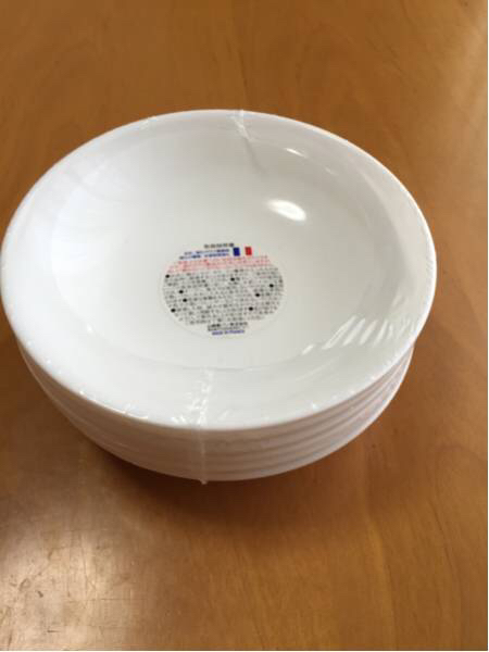 ヤマザキ 白いお皿 未使用 6枚 フランス_1