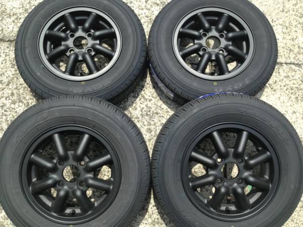 ブラックレーシング.145R12.軽トラ.アクティ.エブリィバン.(ラジアル 