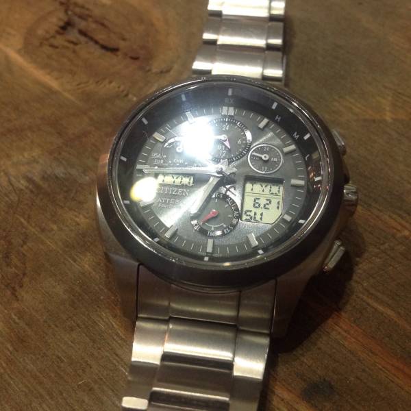 CITIZEN シチズン ATTESA Eco-Drive 電波時計 ジェットセッター 