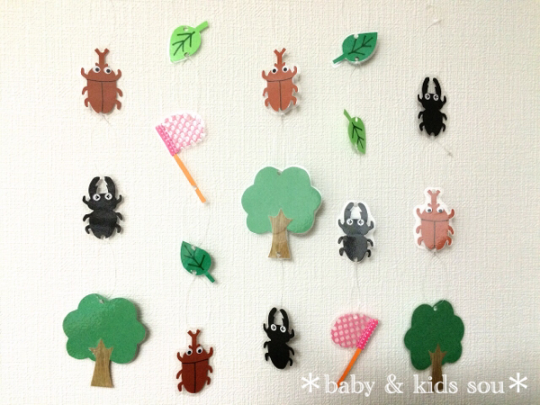 B K Sou 壁面 ラミ済 両面吊るし飾り 虫捕り 夏保育 幼稚園 ペーパークラフト 売買されたオークション情報 Yahooの商品情報をアーカイブ公開 オークファン Aucfan Com