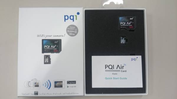 PQI AirCard Wi-Fi内蔵SDカードアダプタ microSDHC 32GB wifi