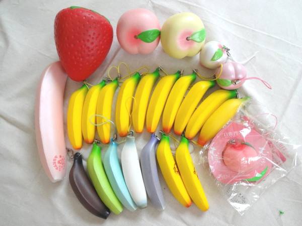 1️⃣ 飛び降りよ ブルーム☆スクイーズ 、桃、プリン、ゼリー、いちご