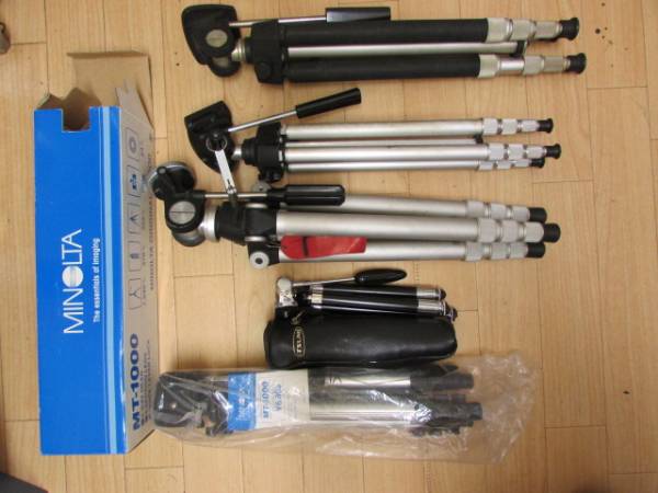 三脚　まとめて　4本　SLICK　MINOLTA　HAKUBA　ETSMI　