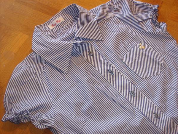 Byebye バイバイ シャツワンピース ストライプ ｍ Mサイズ 売買されたオークション情報 Yahooの商品情報をアーカイブ公開 オークファン Aucfan Com