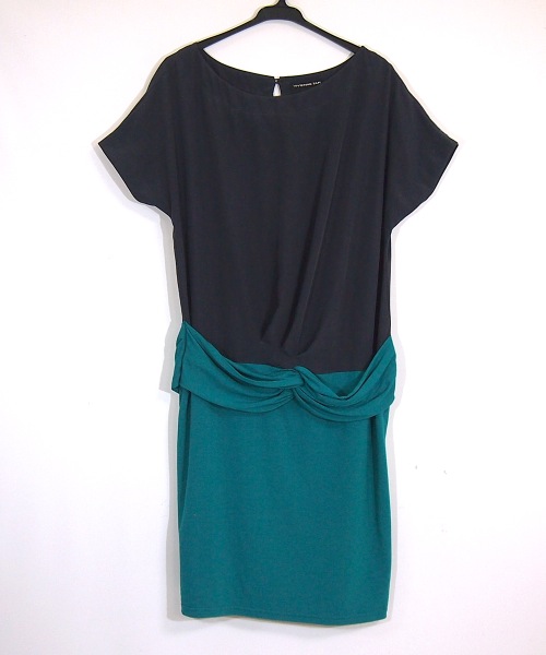 VIVIENNE TAM ヴィヴィアンタム バイカラーワンピース 0/美品