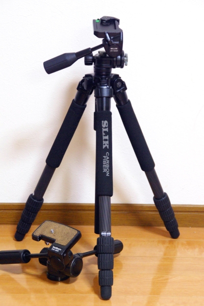 ■SLIK カーボンマスター 724PRO おまけ雲台付き！