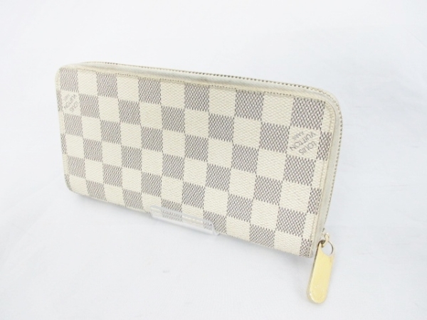 1円〜ヴィトン N60019 ダミエアズール ジッピーウォレット