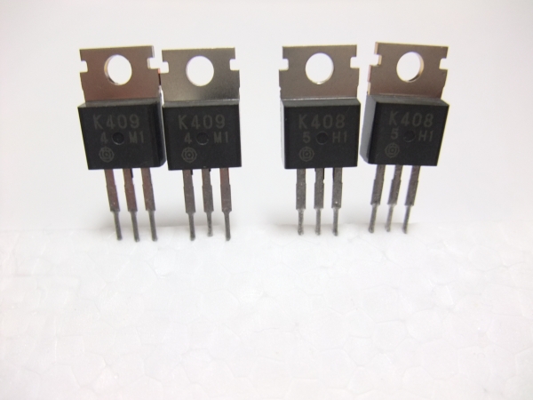 ＨＦリニアアンプ　補修用　２ＳＫ４０８／２ＳＫ４０９　各２個