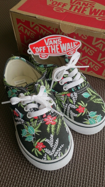VANS バンズ スニーカー 16㎝ ハワイアン柄