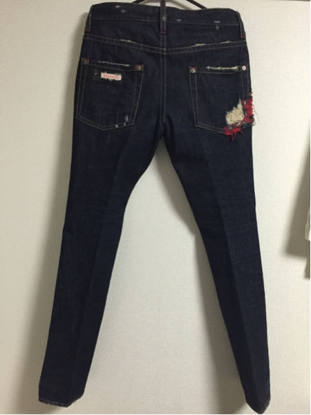【美品】DSQUARED ディースクエアード AW生デニム 44 即完売品