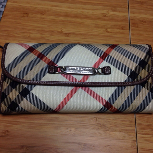 【USED】バーバリーブルーレーベル 長財布 レディース