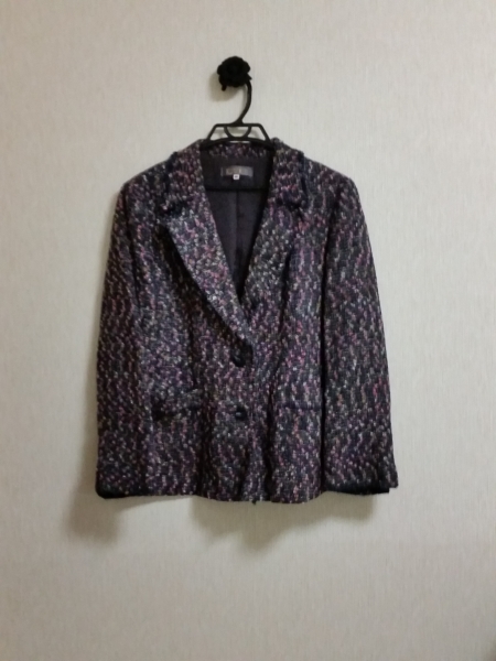 値下げ交渉可！レマロン！上品柄ジャケット！17号！