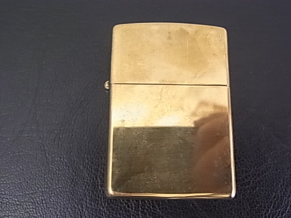 ★ZIPPO ライター 【金色 無地 詳細不明】 未使用品 ★