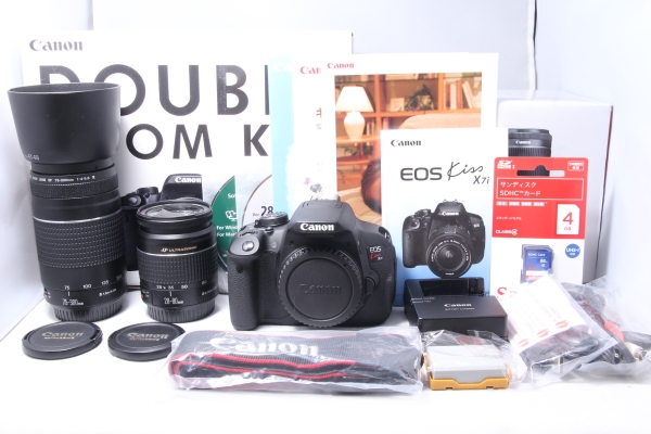 ★ボディ新品 Cnon EOS KISS X7i 　300超望遠ダブル付属オマケ_1