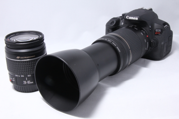 ★ボディ新品 Cnon EOS KISS X7i 　300超望遠ダブル付属オマケ_2