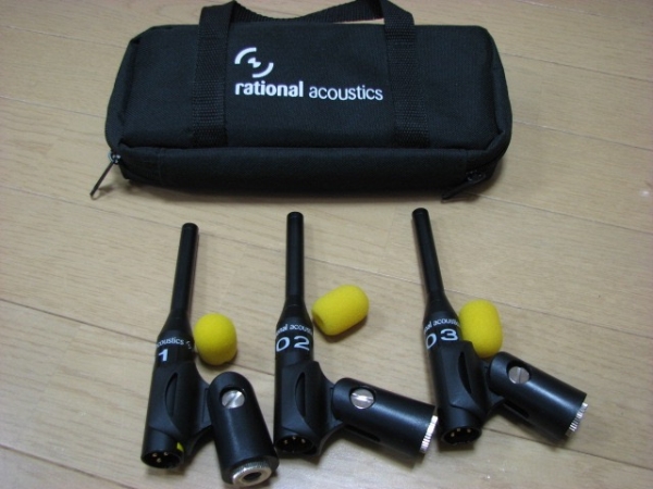 rational acoustics/RTA-420/測定用/無指向性/3本セット