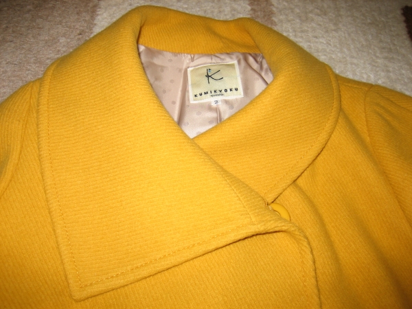 ☆組曲コートMサイズ☆イエロー